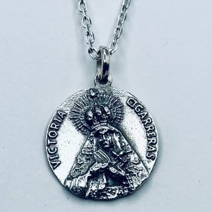 Medalla Virgen de las Cigarreras en Plata de Ley (22 mm)