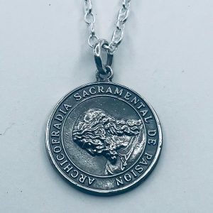 Medalla Archicofradía Sacramental de Pasión en Plata de Ley (25 mm)
