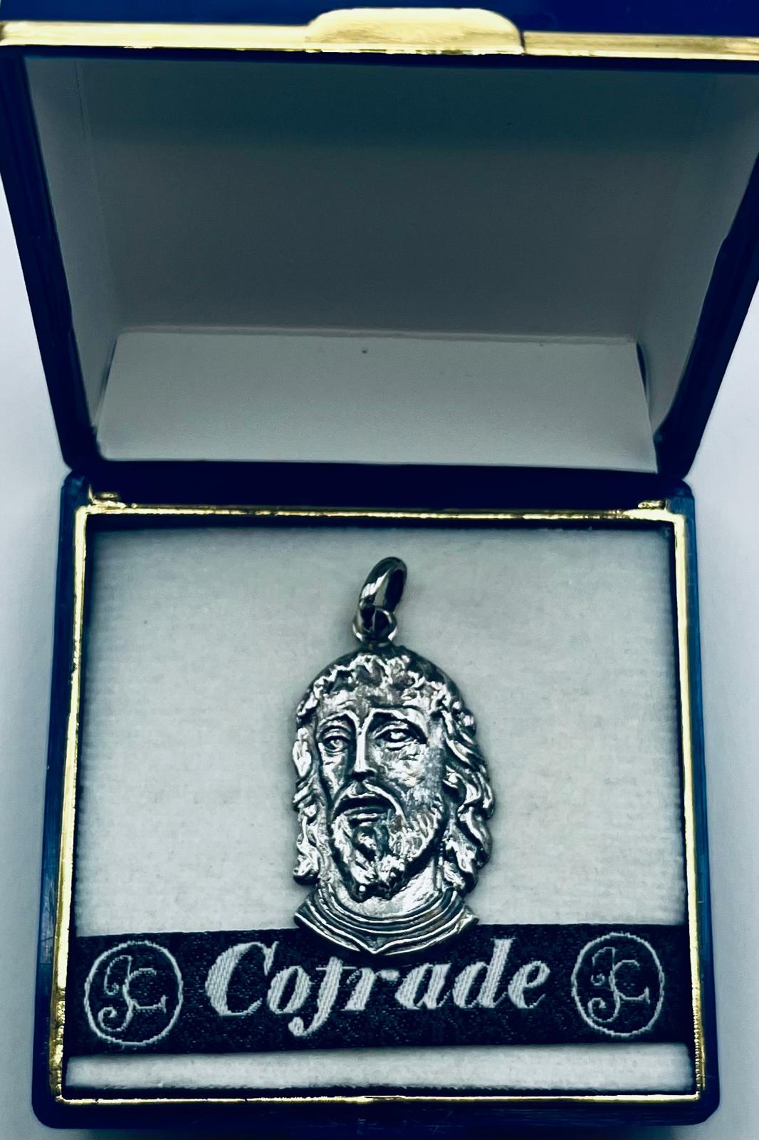 Silueta Cautivo de Santa Genoveva en plata de ley - Imagen 2